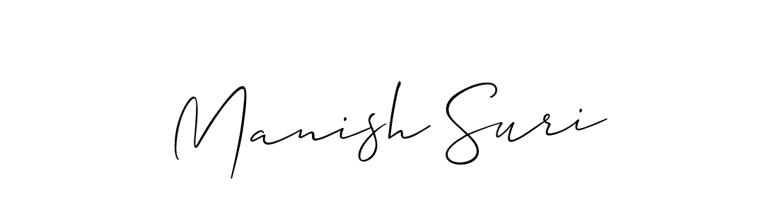 if you are searching for the best signature style for your name Manish Suri. so please give up your signature search. here we have designed multiple signature styles  using Allison_Script. Manish Suri signature style 2 images and pictures png