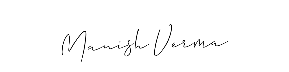 Once you've used our free online signature maker to create your best signature Allison_Script style, it's time to enjoy all of the benefits that Manish Verma name signing documents. Manish Verma signature style 2 images and pictures png