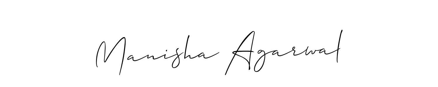 Also You can easily find your signature by using the search form. We will create Manisha Agarwal name handwritten signature images for you free of cost using Allison_Script sign style. Manisha Agarwal signature style 2 images and pictures png