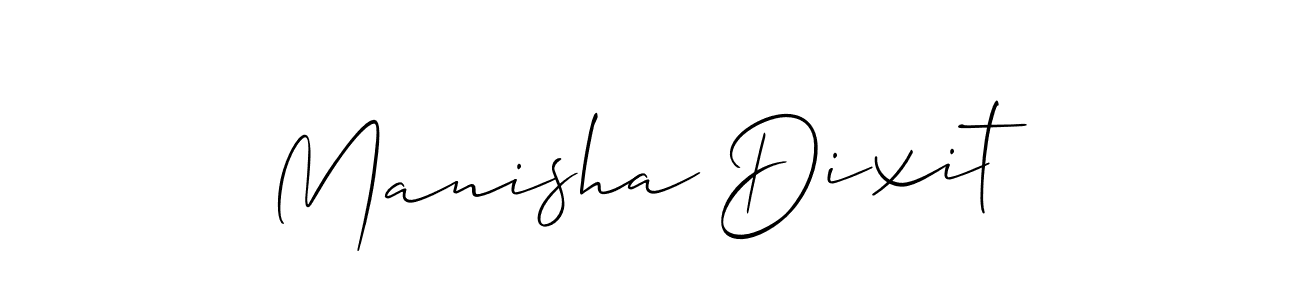 How to make Manisha Dixit signature? Allison_Script is a professional autograph style. Create handwritten signature for Manisha Dixit name. Manisha Dixit signature style 2 images and pictures png