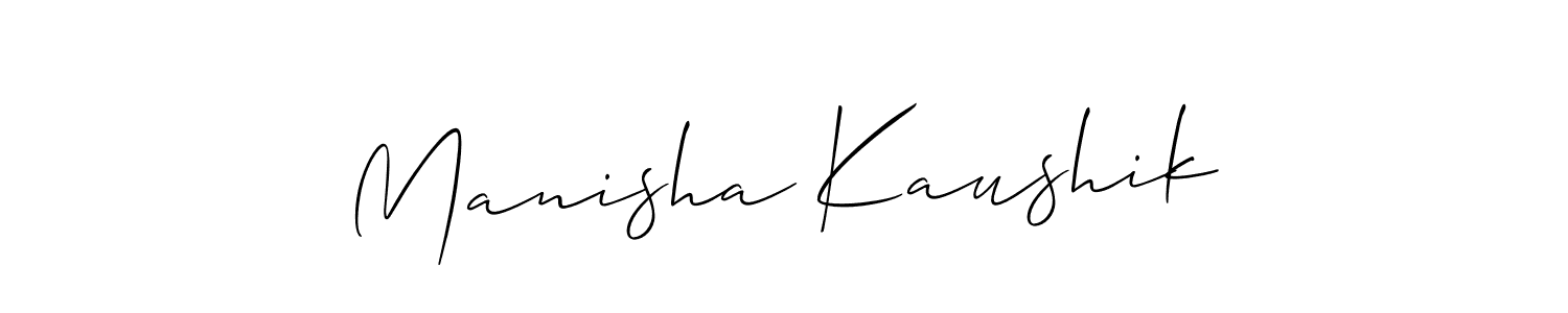 Best and Professional Signature Style for Manisha Kaushik. Allison_Script Best Signature Style Collection. Manisha Kaushik signature style 2 images and pictures png