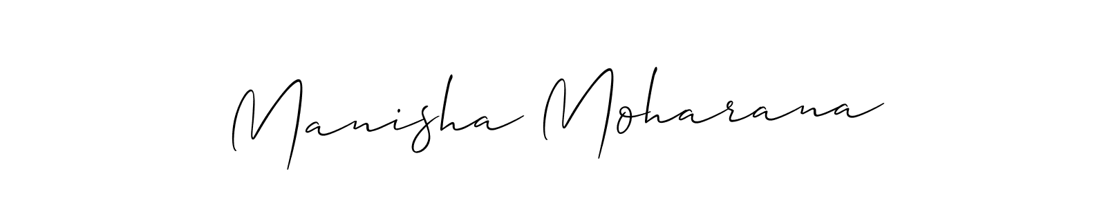 It looks lik you need a new signature style for name Manisha Moharana. Design unique handwritten (Allison_Script) signature with our free signature maker in just a few clicks. Manisha Moharana signature style 2 images and pictures png