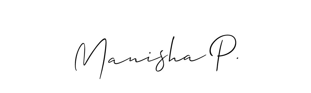 You can use this online signature creator to create a handwritten signature for the name Manisha P.. This is the best online autograph maker. Manisha P. signature style 2 images and pictures png