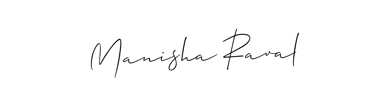 It looks lik you need a new signature style for name Manisha Raval. Design unique handwritten (Allison_Script) signature with our free signature maker in just a few clicks. Manisha Raval signature style 2 images and pictures png