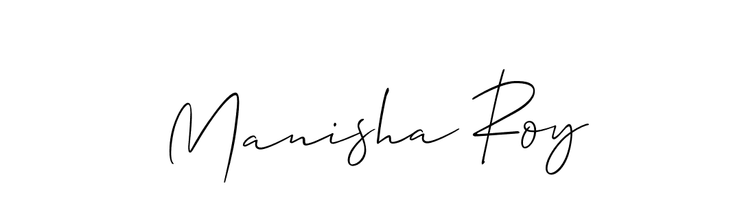 Make a short Manisha Roy signature style. Manage your documents anywhere anytime using Allison_Script. Create and add eSignatures, submit forms, share and send files easily. Manisha Roy signature style 2 images and pictures png