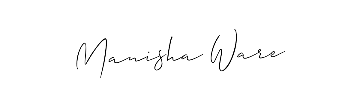 Make a beautiful signature design for name Manisha Ware. Use this online signature maker to create a handwritten signature for free. Manisha Ware signature style 2 images and pictures png