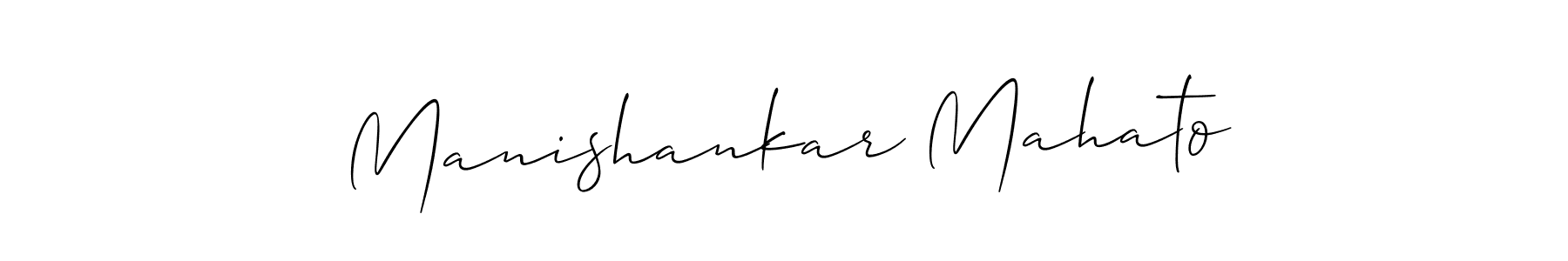 How to Draw Manishankar Mahato signature style? Allison_Script is a latest design signature styles for name Manishankar Mahato. Manishankar Mahato signature style 2 images and pictures png