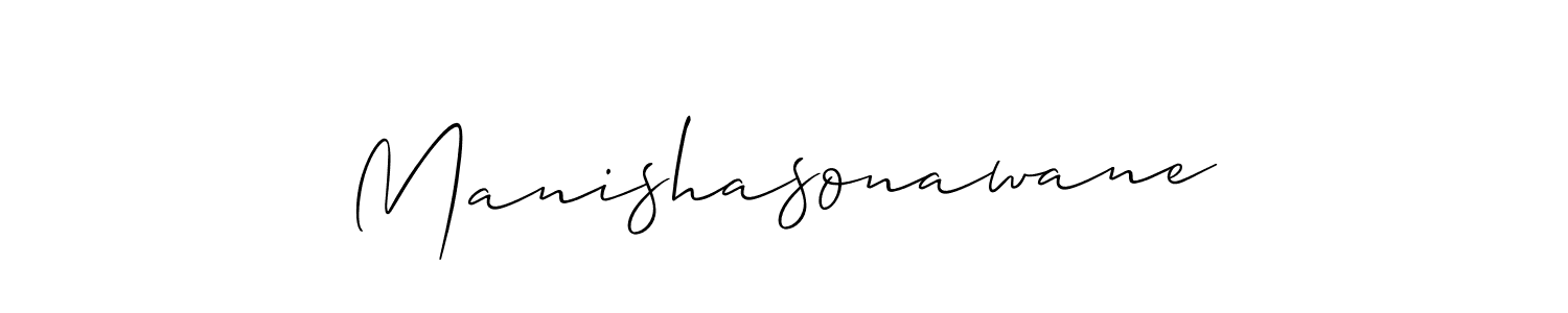 It looks lik you need a new signature style for name Manishasonawane. Design unique handwritten (Allison_Script) signature with our free signature maker in just a few clicks. Manishasonawane signature style 2 images and pictures png