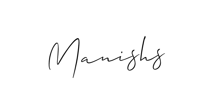 Once you've used our free online signature maker to create your best signature Allison_Script style, it's time to enjoy all of the benefits that Manishs name signing documents. Manishs signature style 2 images and pictures png