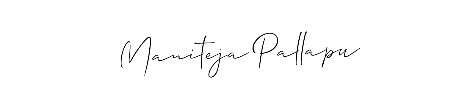 Once you've used our free online signature maker to create your best signature Allison_Script style, it's time to enjoy all of the benefits that Maniteja Pallapu name signing documents. Maniteja Pallapu signature style 2 images and pictures png