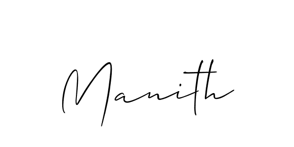 Manith stylish signature style. Best Handwritten Sign (Allison_Script) for my name. Handwritten Signature Collection Ideas for my name Manith. Manith signature style 2 images and pictures png