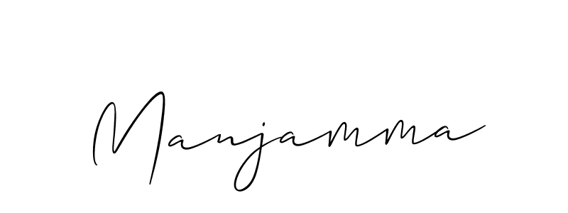 It looks lik you need a new signature style for name Manjamma. Design unique handwritten (Allison_Script) signature with our free signature maker in just a few clicks. Manjamma signature style 2 images and pictures png