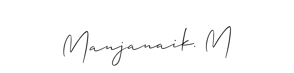 Once you've used our free online signature maker to create your best signature Allison_Script style, it's time to enjoy all of the benefits that Manjanaik. M name signing documents. Manjanaik. M signature style 2 images and pictures png