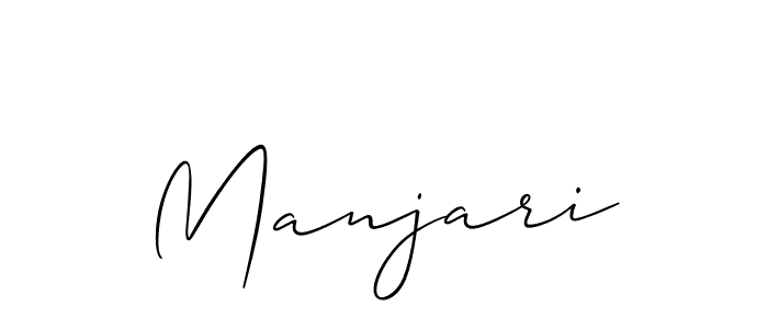 It looks lik you need a new signature style for name Manjari. Design unique handwritten (Allison_Script) signature with our free signature maker in just a few clicks. Manjari signature style 2 images and pictures png