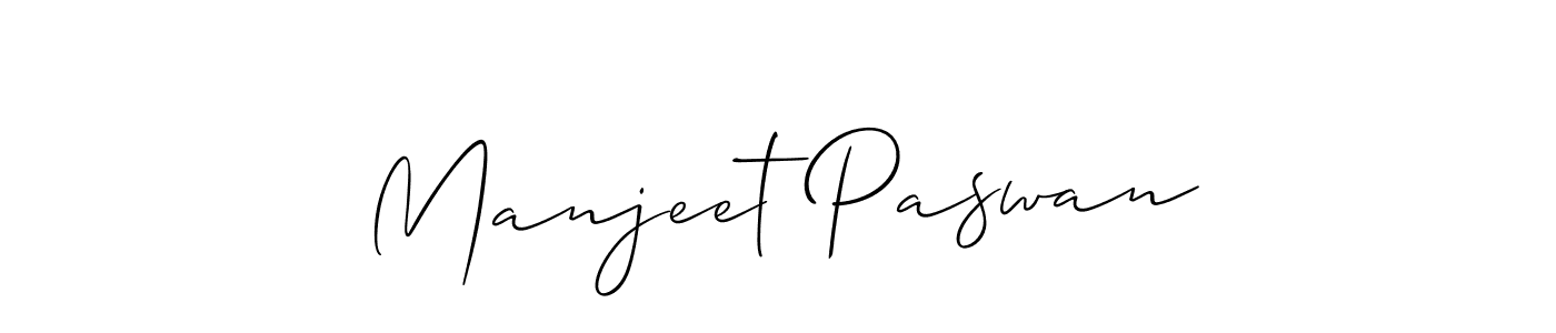 Similarly Allison_Script is the best handwritten signature design. Signature creator online .You can use it as an online autograph creator for name Manjeet Paswan. Manjeet Paswan signature style 2 images and pictures png