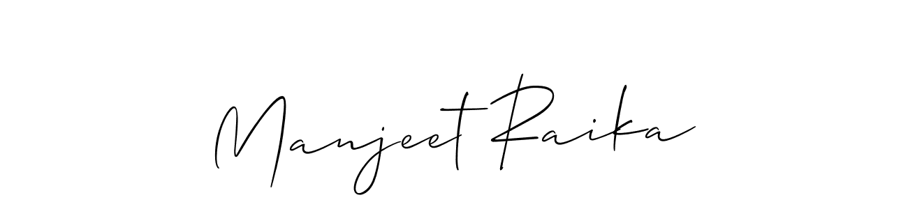 Make a beautiful signature design for name Manjeet Raika. Use this online signature maker to create a handwritten signature for free. Manjeet Raika signature style 2 images and pictures png