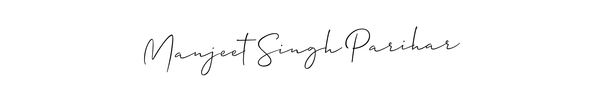 Manjeet Singh Parihar stylish signature style. Best Handwritten Sign (Allison_Script) for my name. Handwritten Signature Collection Ideas for my name Manjeet Singh Parihar. Manjeet Singh Parihar signature style 2 images and pictures png