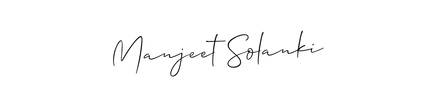 if you are searching for the best signature style for your name Manjeet Solanki. so please give up your signature search. here we have designed multiple signature styles  using Allison_Script. Manjeet Solanki signature style 2 images and pictures png
