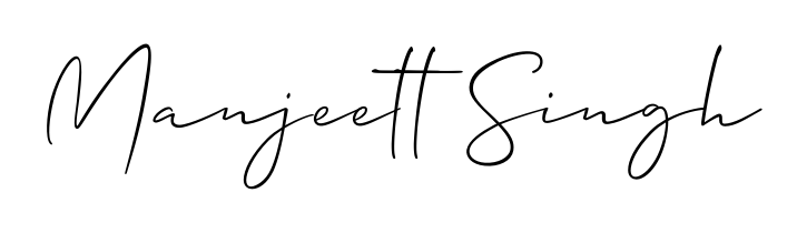 An effortless, minimalist signature concept for Manjeett Singh using Allison_Script design. Clean lines that look great on any document. Manjeett Singh signature style 2 images and pictures png