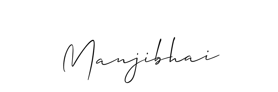 The best way (Allison_Script) to make a short signature is to pick only two or three words in your name. The name Manjibhai include a total of six letters. For converting this name. Manjibhai signature style 2 images and pictures png