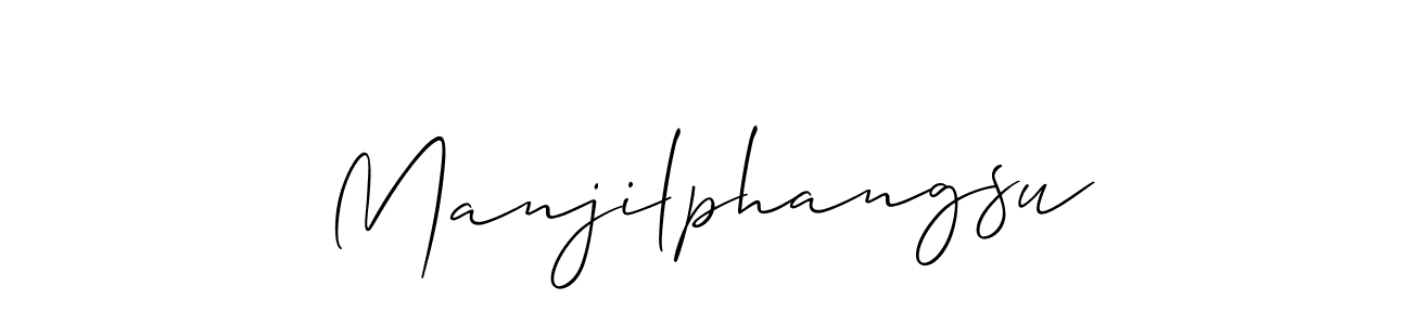 if you are searching for the best signature style for your name Manjilphangsu. so please give up your signature search. here we have designed multiple signature styles  using Allison_Script. Manjilphangsu signature style 2 images and pictures png
