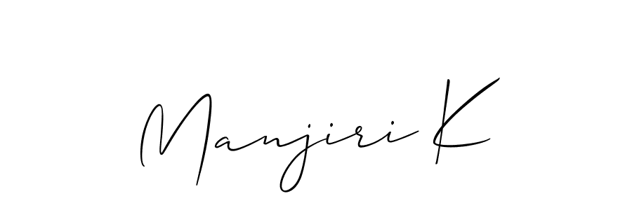You can use this online signature creator to create a handwritten signature for the name Manjiri K. This is the best online autograph maker. Manjiri K signature style 2 images and pictures png