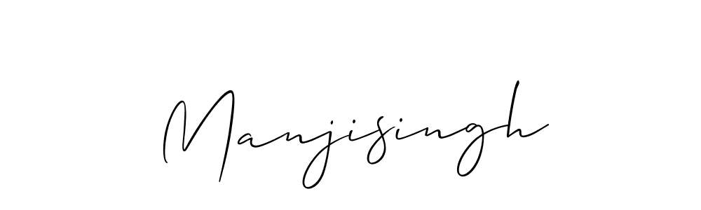 You should practise on your own different ways (Allison_Script) to write your name (Manjisingh) in signature. don't let someone else do it for you. Manjisingh signature style 2 images and pictures png