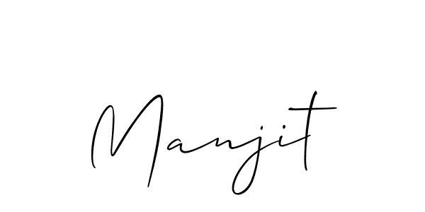 It looks lik you need a new signature style for name Manjit. Design unique handwritten (Allison_Script) signature with our free signature maker in just a few clicks. Manjit signature style 2 images and pictures png