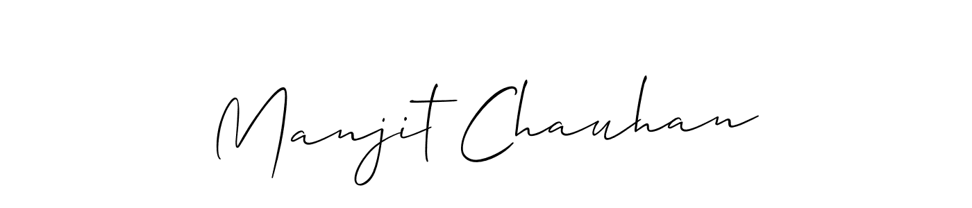 Allison_Script is a professional signature style that is perfect for those who want to add a touch of class to their signature. It is also a great choice for those who want to make their signature more unique. Get Manjit Chauhan name to fancy signature for free. Manjit Chauhan signature style 2 images and pictures png