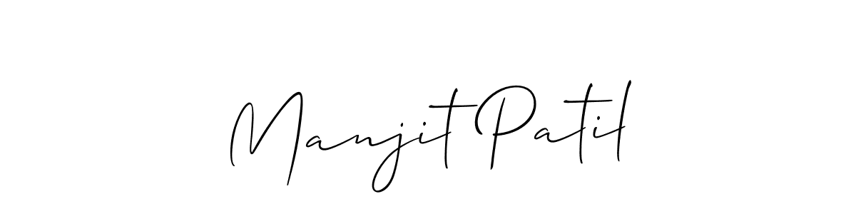 Also You can easily find your signature by using the search form. We will create Manjit Patil name handwritten signature images for you free of cost using Allison_Script sign style. Manjit Patil signature style 2 images and pictures png