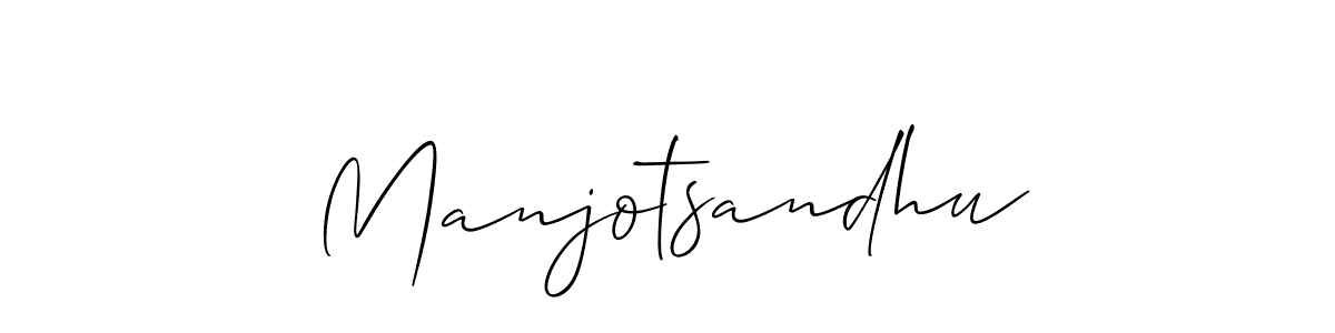 You should practise on your own different ways (Allison_Script) to write your name (Manjotsandhu) in signature. don't let someone else do it for you. Manjotsandhu signature style 2 images and pictures png