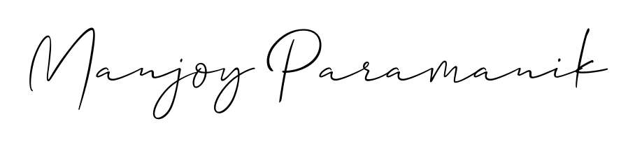 Discover how Manjoy Paramanik looks in an executive cursive font (Allison_Script). Perfect for legal documents, invoices, and certificates. Manjoy Paramanik signature style 2 images and pictures png