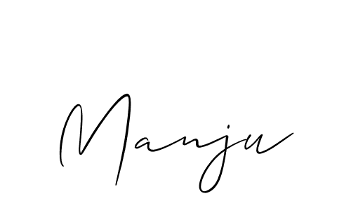 You should practise on your own different ways (Allison_Script) to write your name (Manju) in signature. don't let someone else do it for you. Manju signature style 2 images and pictures png