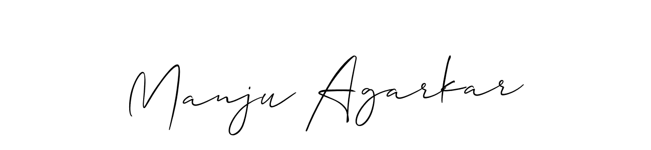Once you've used our free online signature maker to create your best signature Allison_Script style, it's time to enjoy all of the benefits that Manju Agarkar name signing documents. Manju Agarkar signature style 2 images and pictures png