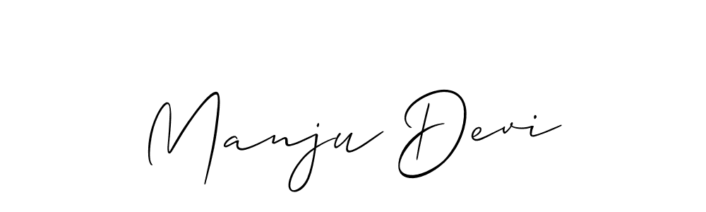 Make a short Manju Devi signature style. Manage your documents anywhere anytime using Allison_Script. Create and add eSignatures, submit forms, share and send files easily. Manju Devi signature style 2 images and pictures png