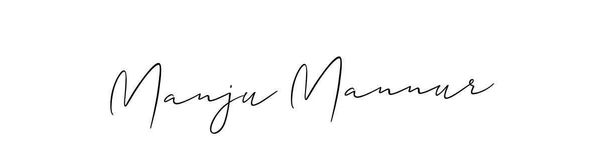 This is the best signature style for the Manju Mannur name. Also you like these signature font (Allison_Script). Mix name signature. Manju Mannur signature style 2 images and pictures png