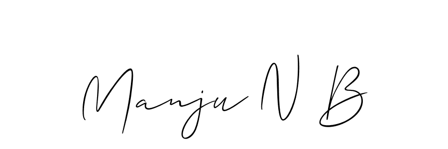 See photos of Manju N B official signature by Spectra . Check more albums & portfolios. Read reviews & check more about Allison_Script font. Manju N B signature style 2 images and pictures png