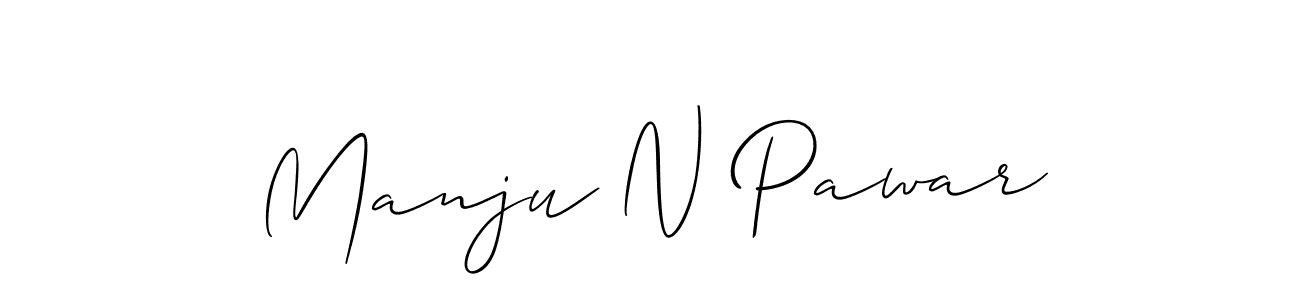 It looks lik you need a new signature style for name Manju N Pawar. Design unique handwritten (Allison_Script) signature with our free signature maker in just a few clicks. Manju N Pawar signature style 2 images and pictures png