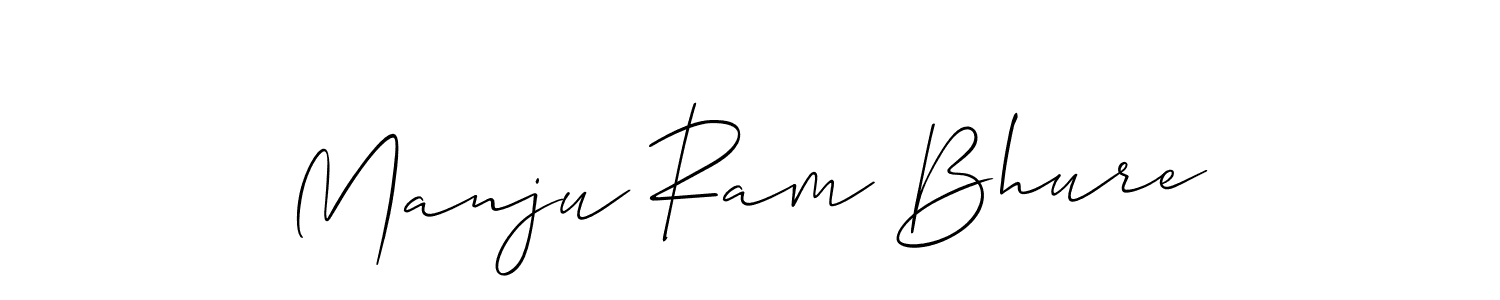 Best and Professional Signature Style for Manju Ram Bhure. Allison_Script Best Signature Style Collection. Manju Ram Bhure signature style 2 images and pictures png