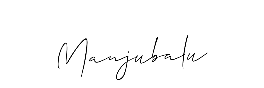 Make a short Manjubalu signature style. Manage your documents anywhere anytime using Allison_Script. Create and add eSignatures, submit forms, share and send files easily. Manjubalu signature style 2 images and pictures png