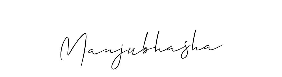 Make a beautiful signature design for name Manjubhasha. Use this online signature maker to create a handwritten signature for free. Manjubhasha signature style 2 images and pictures png