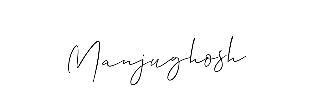 Manjughosh stylish signature style. Best Handwritten Sign (Allison_Script) for my name. Handwritten Signature Collection Ideas for my name Manjughosh. Manjughosh signature style 2 images and pictures png