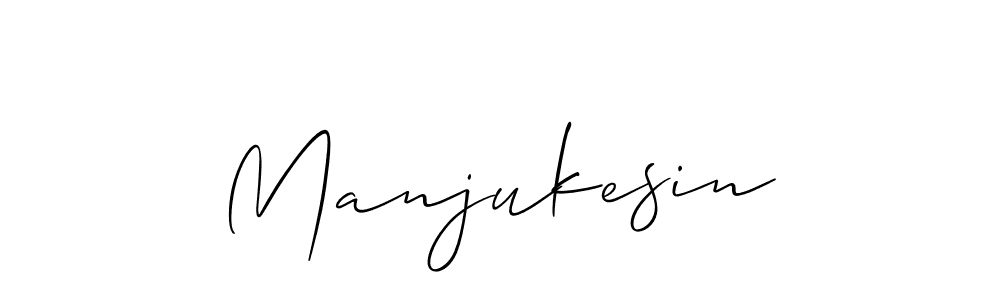 Make a short Manjukesin signature style. Manage your documents anywhere anytime using Allison_Script. Create and add eSignatures, submit forms, share and send files easily. Manjukesin signature style 2 images and pictures png