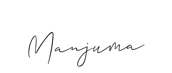 How to make Manjuma name signature. Use Allison_Script style for creating short signs online. This is the latest handwritten sign. Manjuma signature style 2 images and pictures png