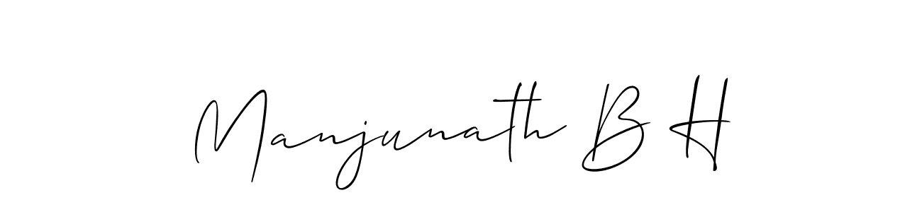 The best way (Allison_Script) to make a short signature is to pick only two or three words in your name. The name Manjunath B H include a total of six letters. For converting this name. Manjunath B H signature style 2 images and pictures png