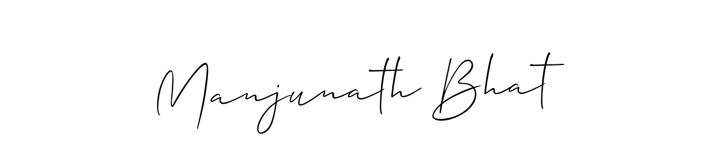 It looks lik you need a new signature style for name Manjunath Bhat. Design unique handwritten (Allison_Script) signature with our free signature maker in just a few clicks. Manjunath Bhat signature style 2 images and pictures png