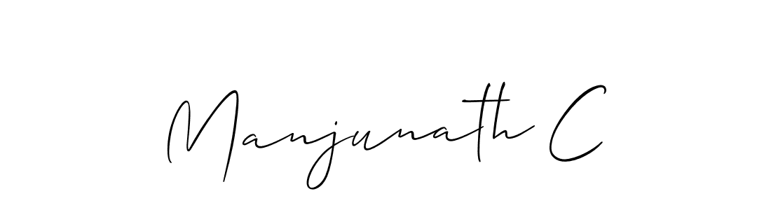 How to make Manjunath C name signature. Use Allison_Script style for creating short signs online. This is the latest handwritten sign. Manjunath C signature style 2 images and pictures png