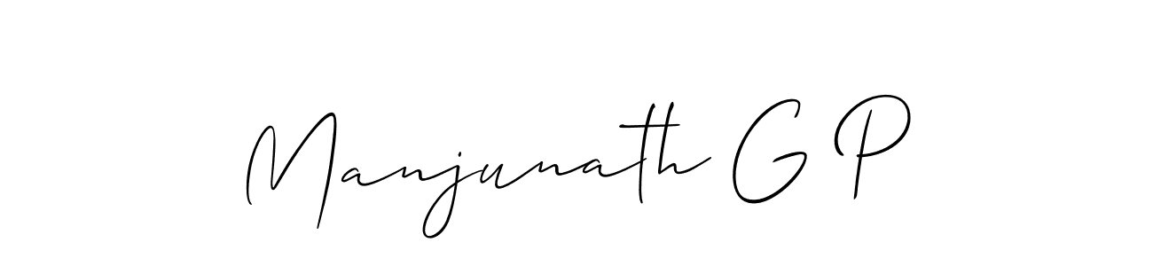 See photos of Manjunath G P official signature by Spectra . Check more albums & portfolios. Read reviews & check more about Allison_Script font. Manjunath G P signature style 2 images and pictures png