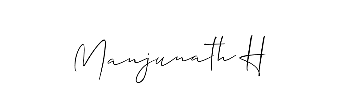 Make a beautiful signature design for name Manjunath H. Use this online signature maker to create a handwritten signature for free. Manjunath H signature style 2 images and pictures png