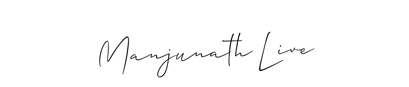 Best and Professional Signature Style for Manjunath Live. Allison_Script Best Signature Style Collection. Manjunath Live signature style 2 images and pictures png